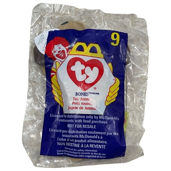 Ty Teenie Beanie Baby Bones Toy - Picture 1 of 2